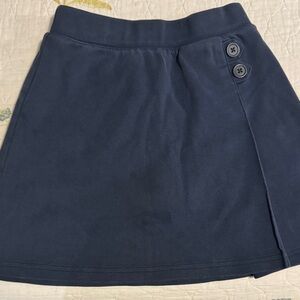 Cat & Jack Navy Mini Skirt with Button Detail